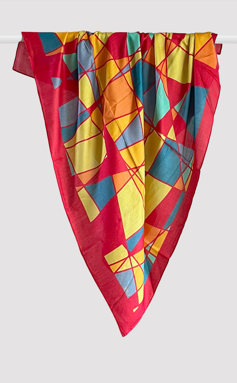 Jouy Red Scarf