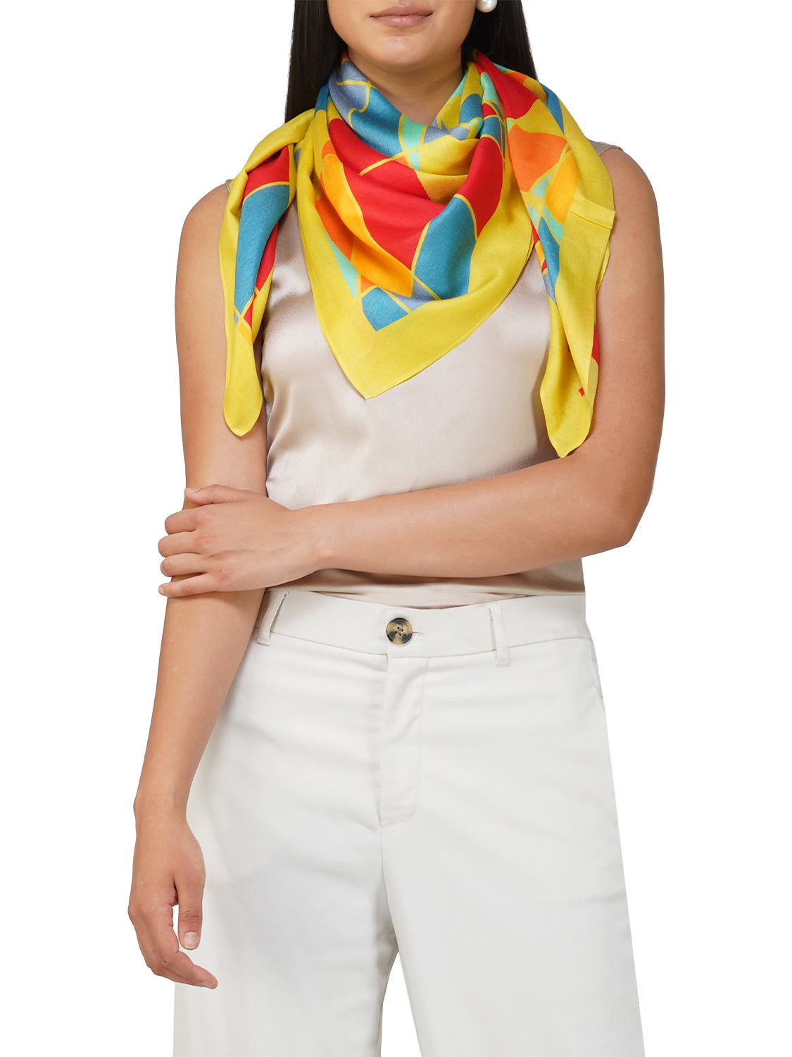 Jouy Yellow Scarf