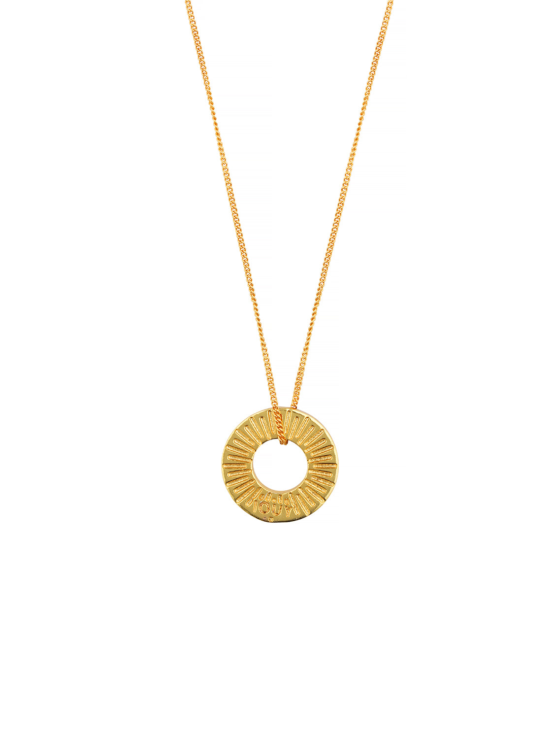 Onyx Sun Pendant