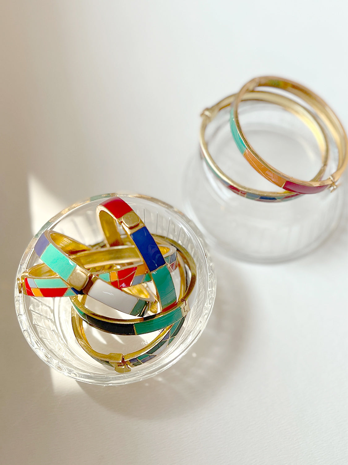 Jade Block Bangle