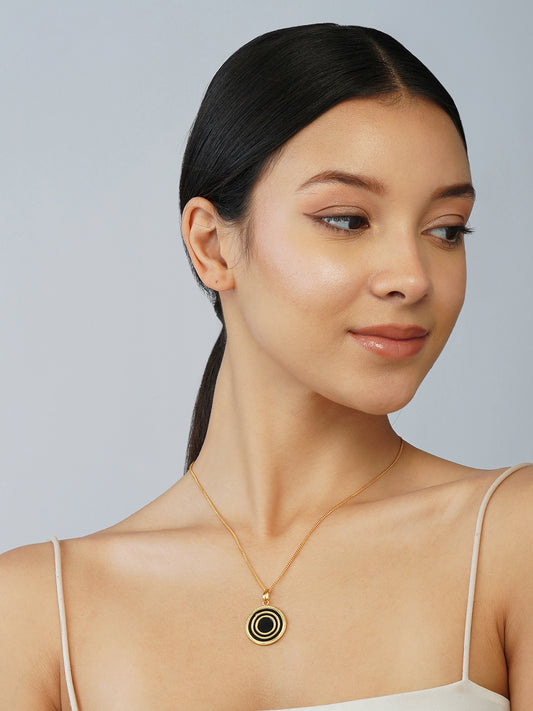 Black Chakra Pendant