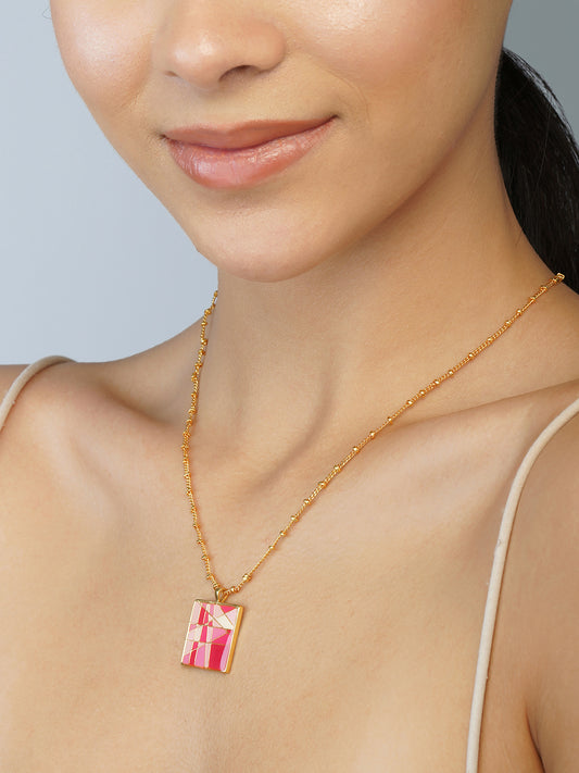 Blush Jouy Pendant