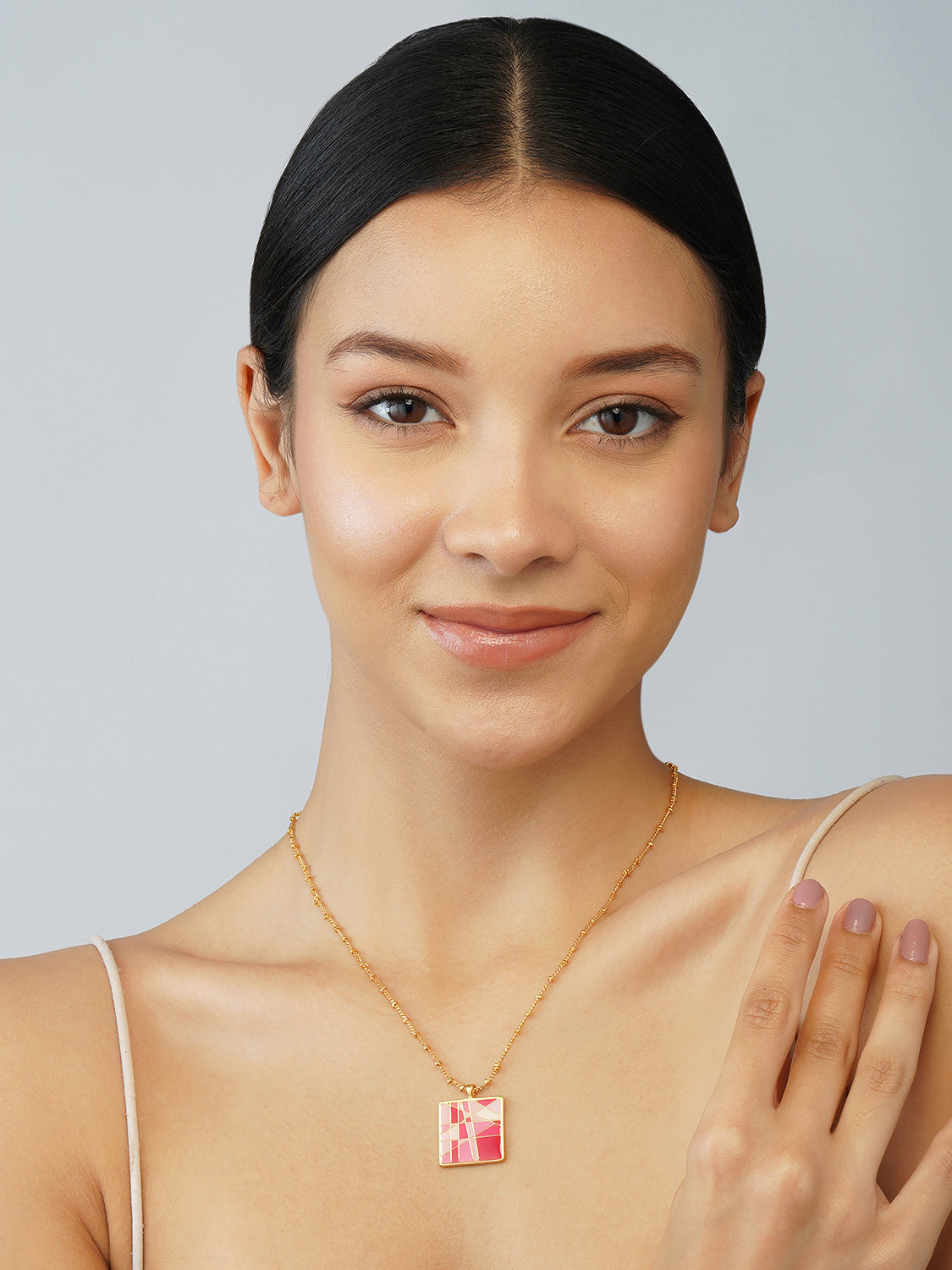 Blush Jouy Pendant