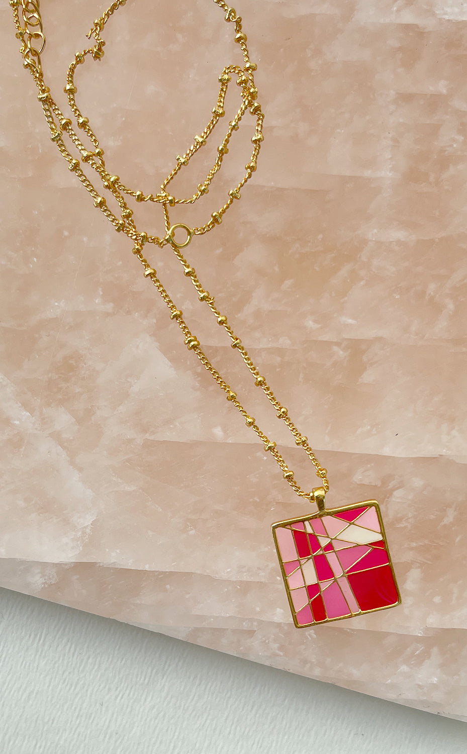 Blush Jouy Pendant