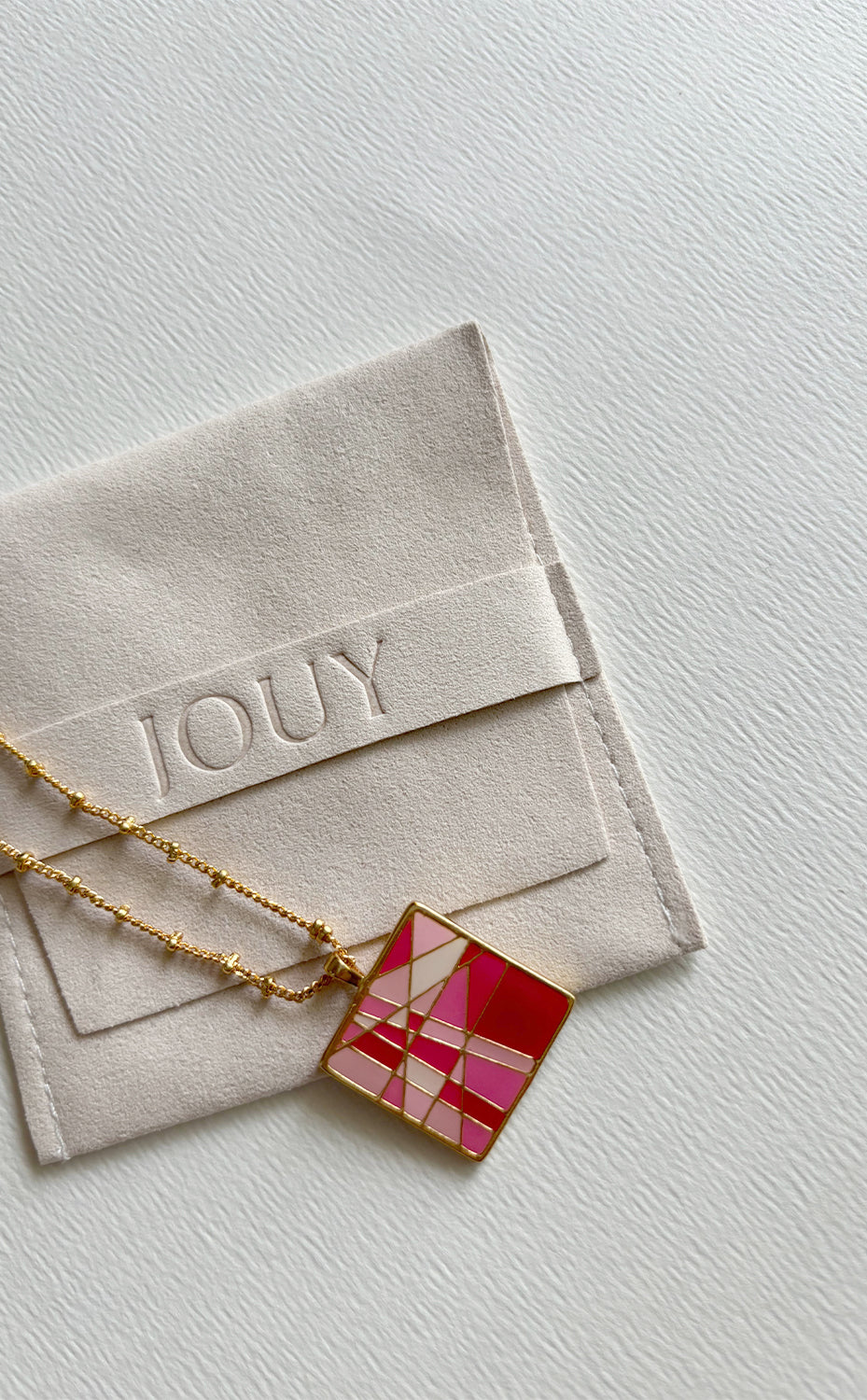 Blush Jouy Pendant