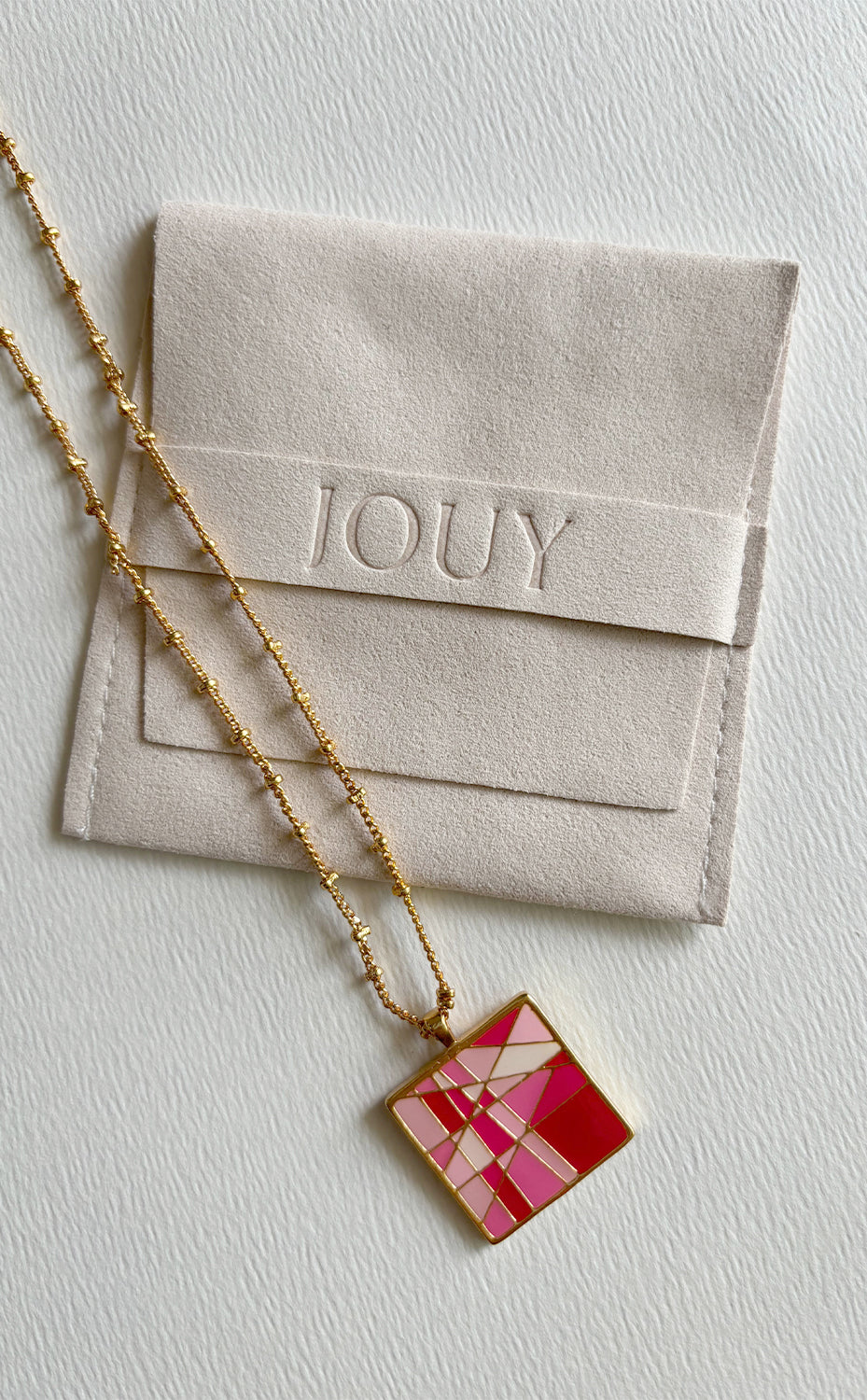 Blush Jouy Pendant